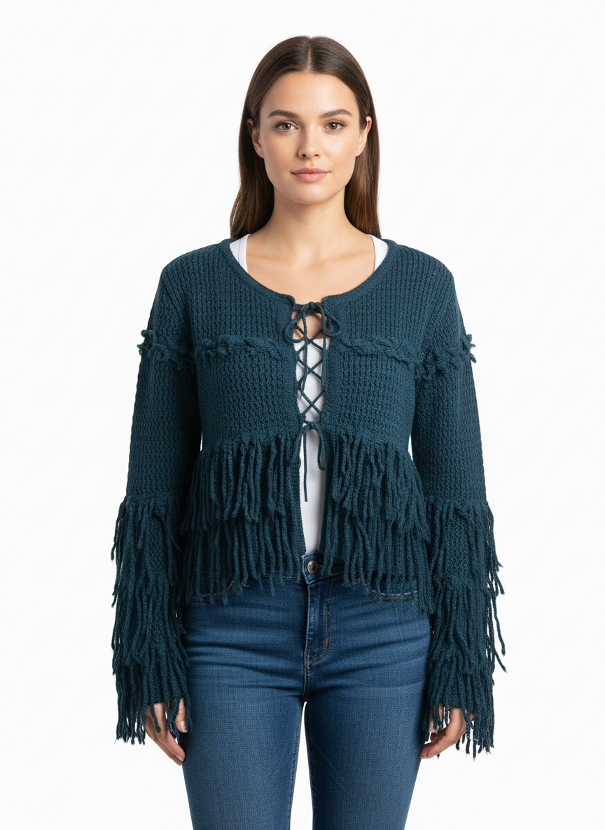 The Bohemian Fringe Cardigan