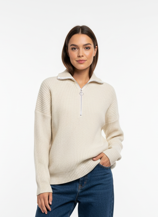 The Long Alpine Quarter-Zip Pullover