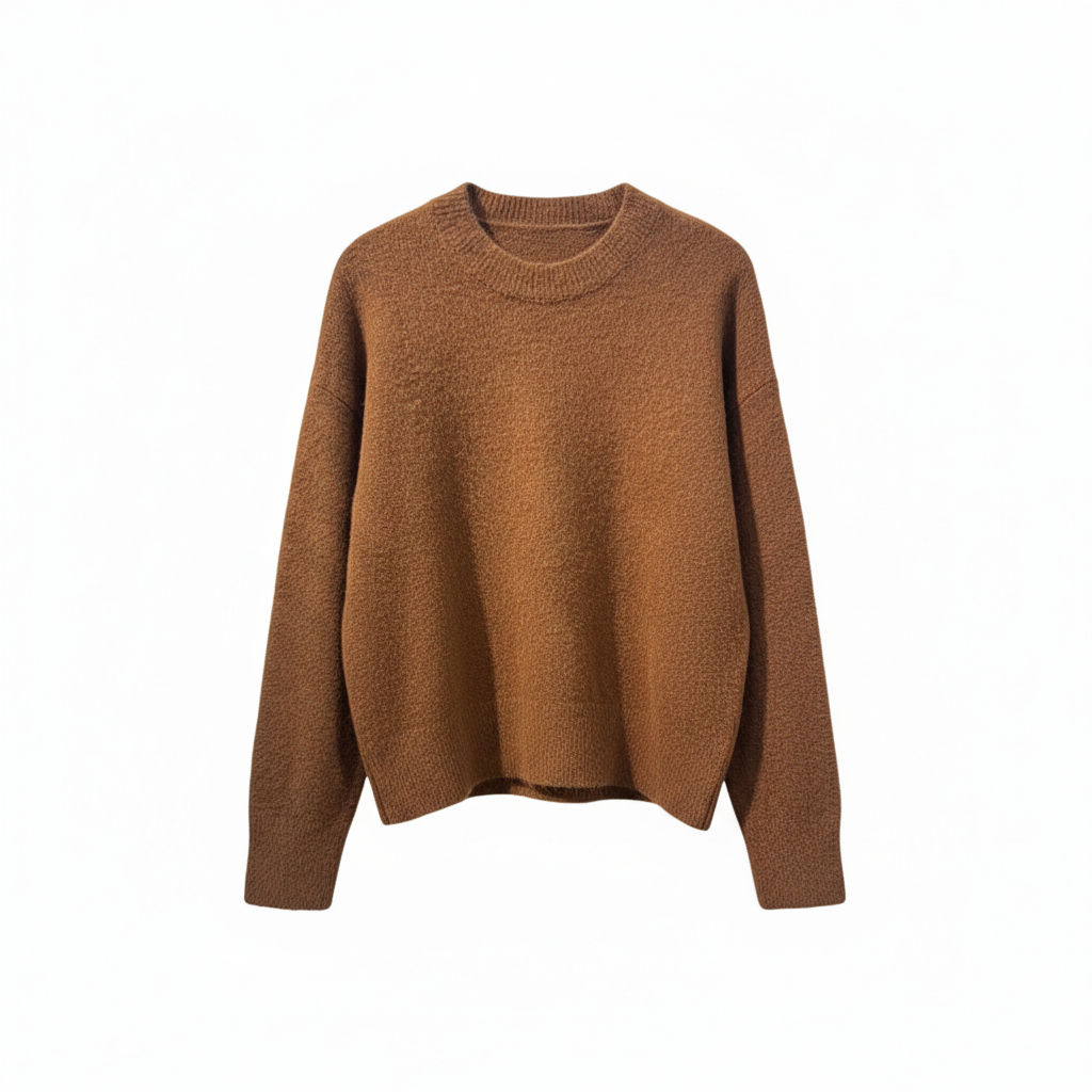 Hairy Cozy Knit Pullover - Angora