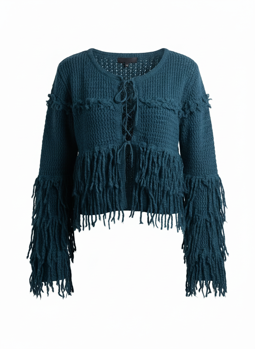 The Bohemian Fringe Cardigan