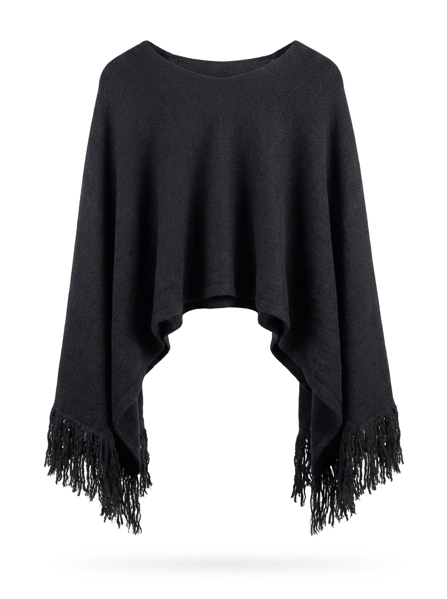 The Cropped Fringe Capelet