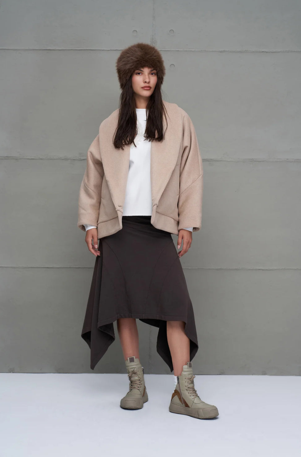 The Bomber Oversized Double Faced Jacket